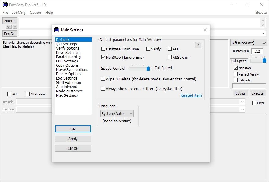 FastCopy Pro 5.11.0 — изображение 2