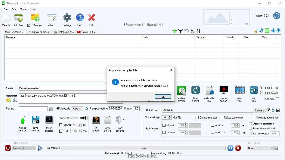 FFmpeg Batch AV Converter 3.0.4 + Portable — изображение 2