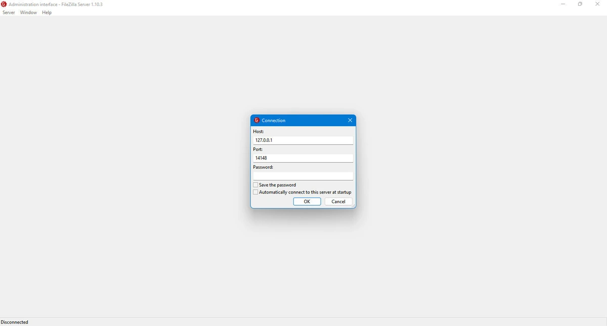 Менеджер FTP FileZilla Server 1.10.3.0 — изображение 2
