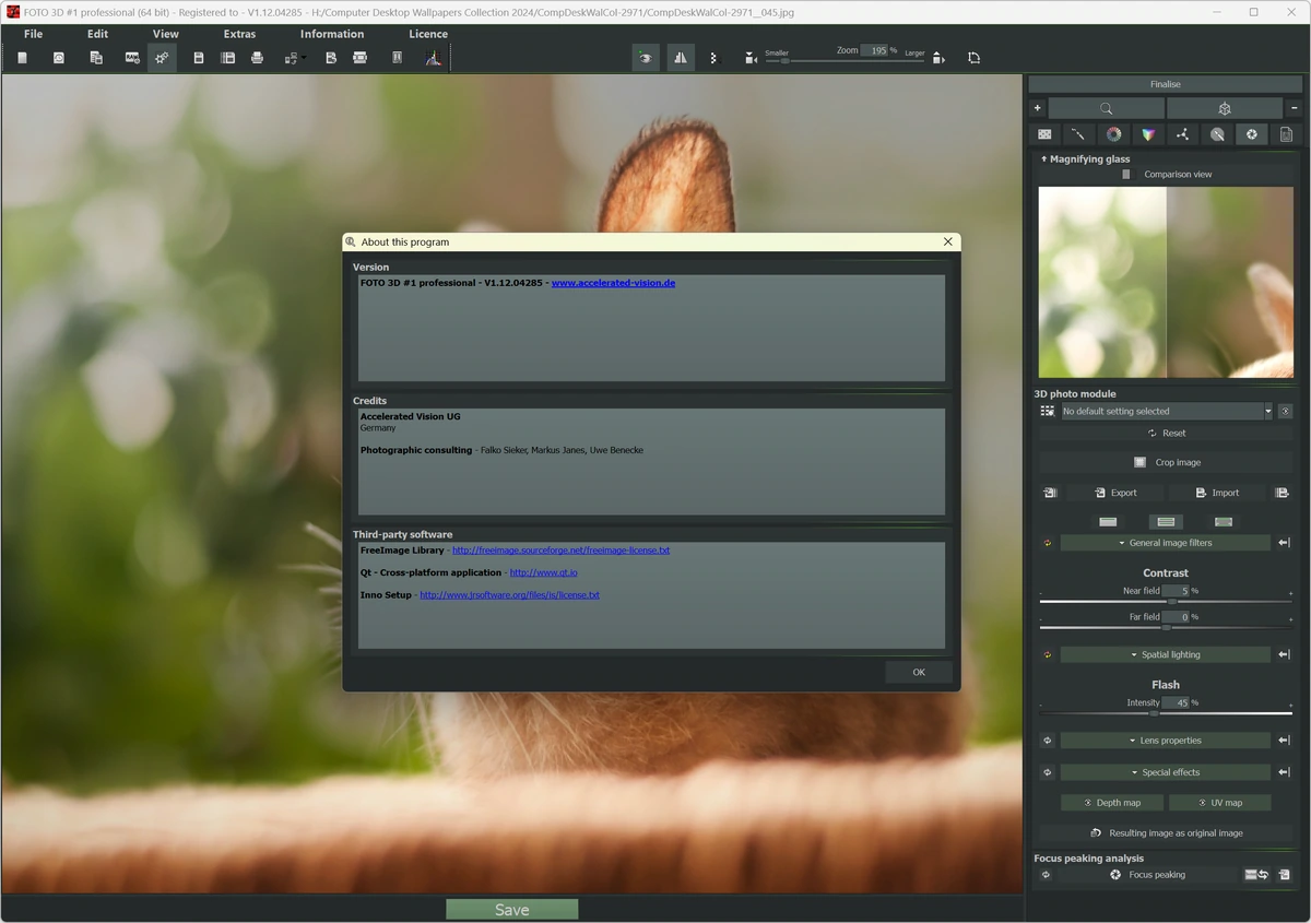 Фоторедактор FOTO projects 3D professional 1.12.04285 — изображение 2