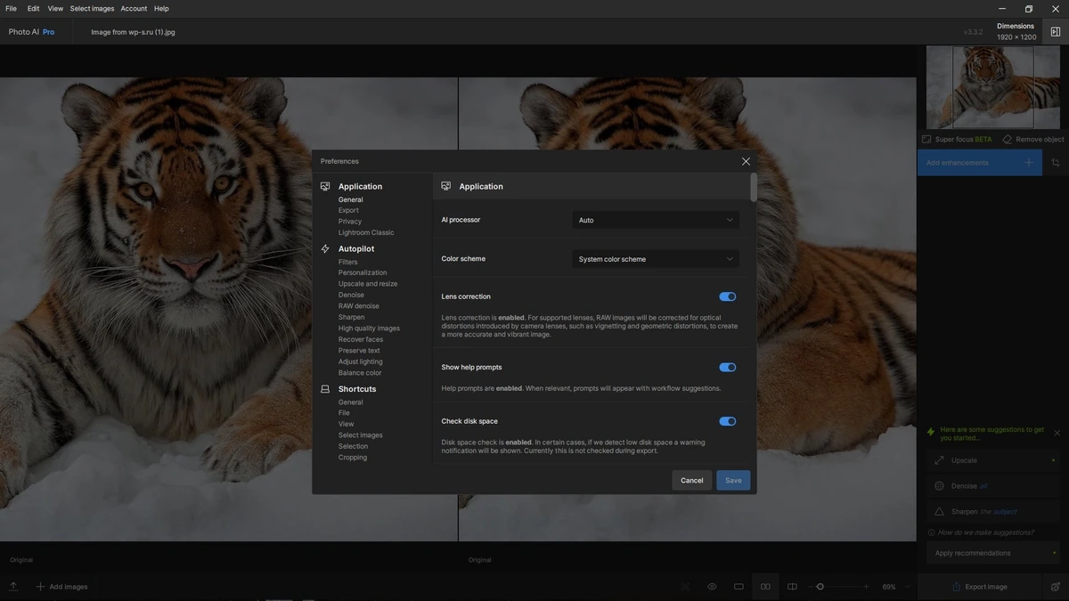 Фоторедактор Topaz Photo AI 3.3.2 by KpoJIuK — изображение 2