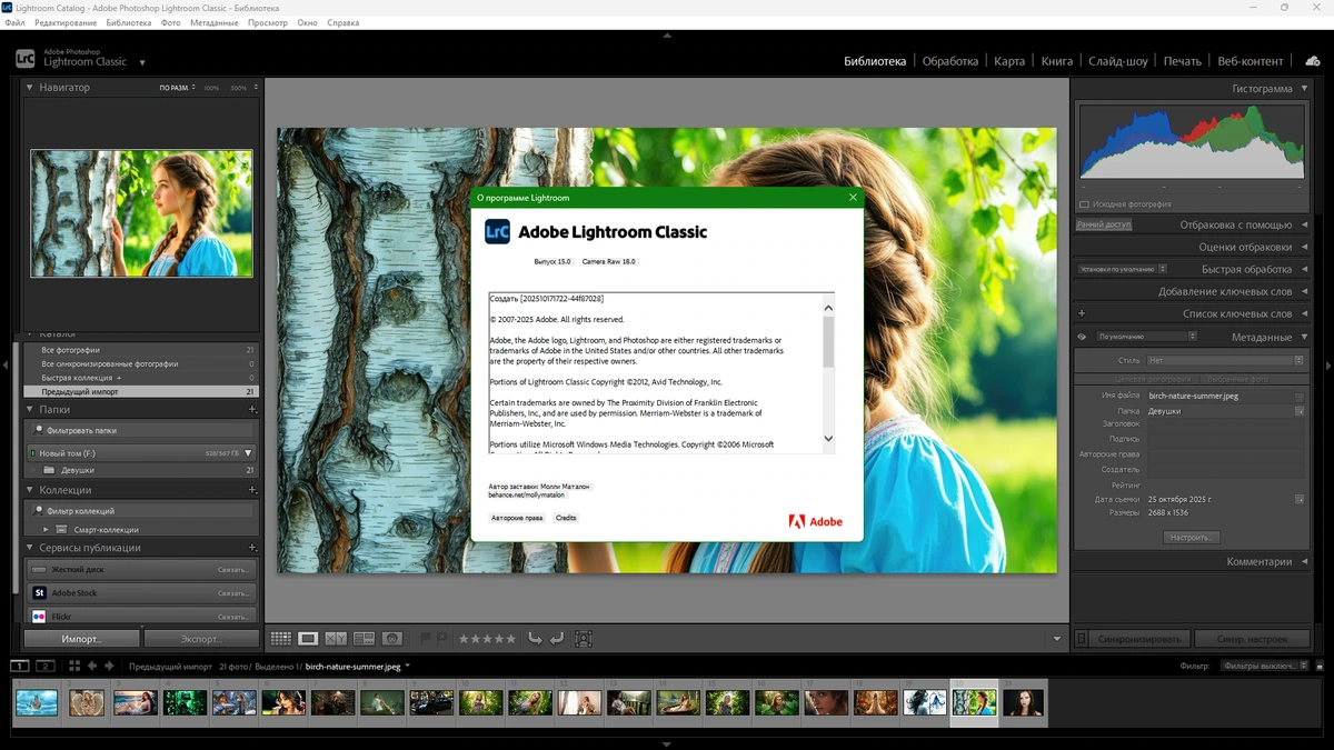 Фотошоп репак Adobe Photoshop Lightroom Classic 2026 15.0.0.17 by KpoJIuK — изображение 2