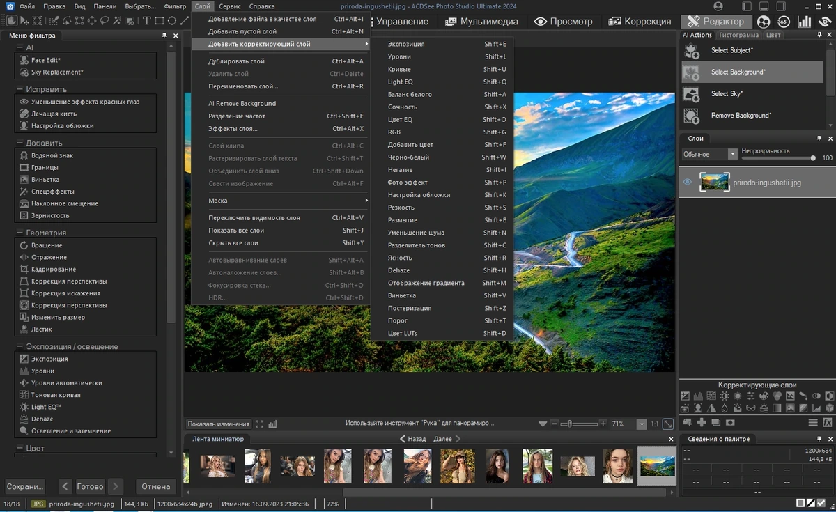 Фотостудия на ПК ACDSee Photo Studio Ultimate 2024 17.0.0.3568 Full / Lite RePack by KpoJIuK — изображение 2