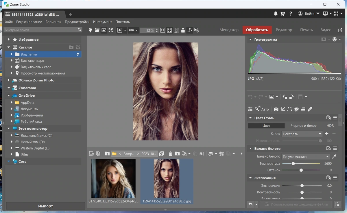 Фотостудия Zoner Photo Studio X 19.2509.2.673 by KpoJIuK — изображение 2
