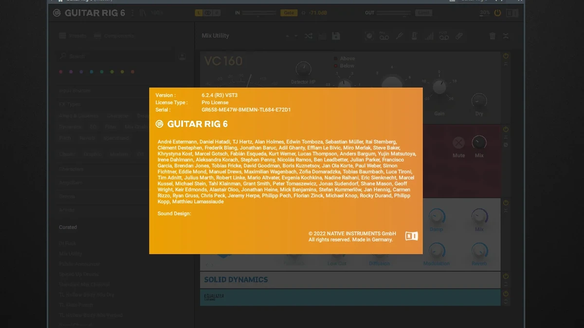 Генератор эффектов и инструментов - Native Instruments - Guitar Rig 6 Pro 6.2.4 STANDALONE, VST, VST3, AAX (x64) — изображение 2
