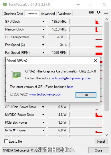 GPU-Z 2.37.0 + ASUS_ROG — изображение 2