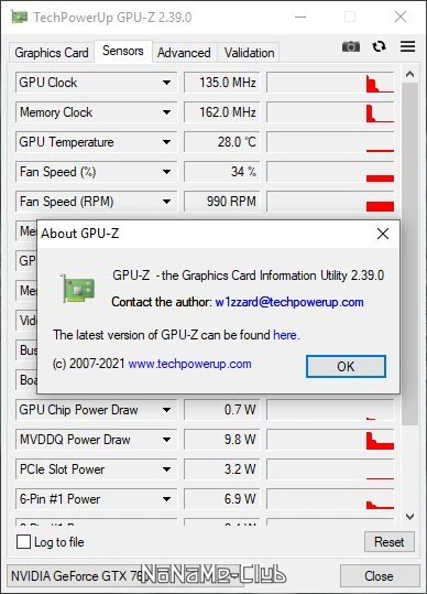 GPU-Z 2.39.0 + ASUS_ROG — изображение 2