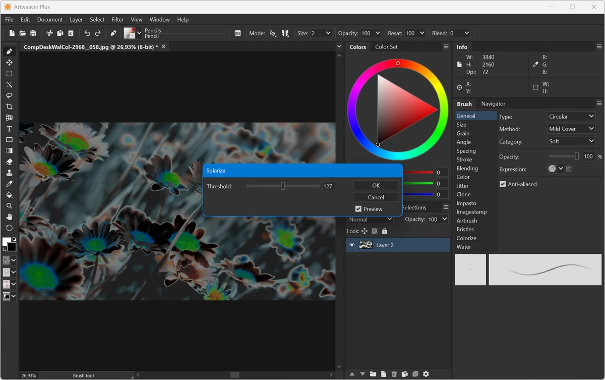 Графический редактор Artweaver Plus 8.1.6.4131 — изображение 2