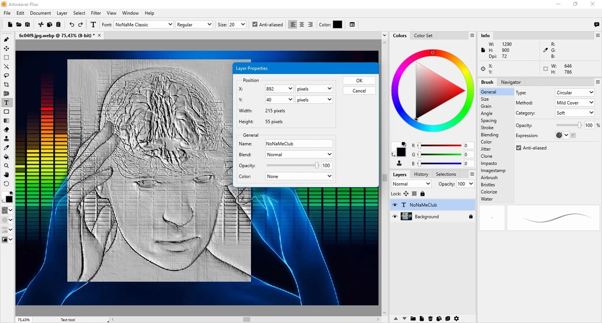 Графический редактор Artweaver Plus 8.0.3.2875 — изображение 2