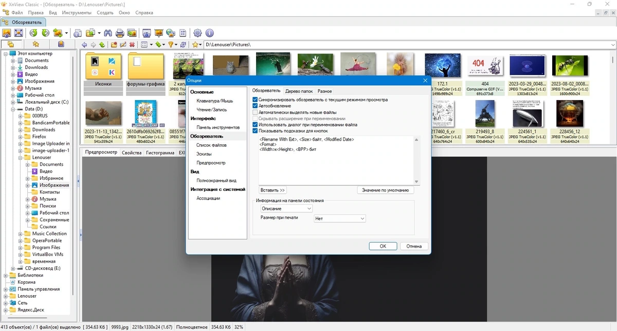 Графический редактор XnView Classic 2.51.7 (Minimal-Standard-Extended) + Portable — изображение 2