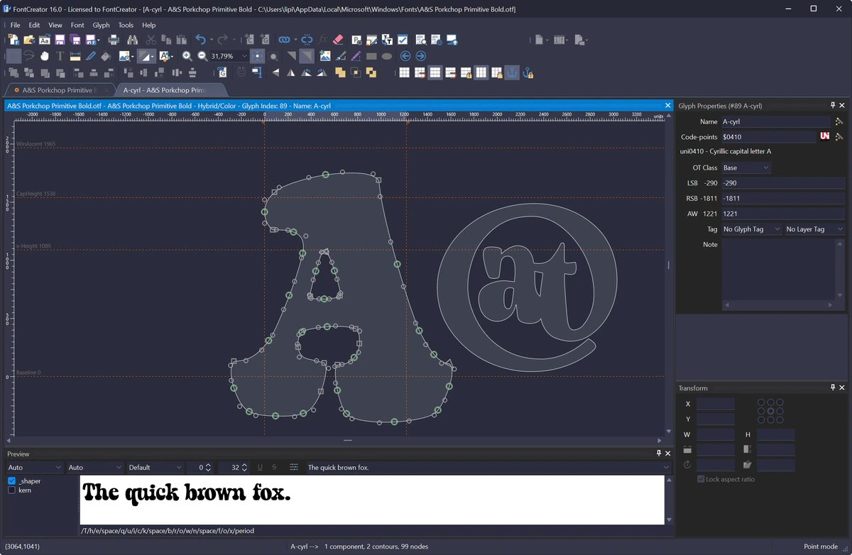 High-Logic FontCreator 16.0.0.3061 by 7997 — изображение 2