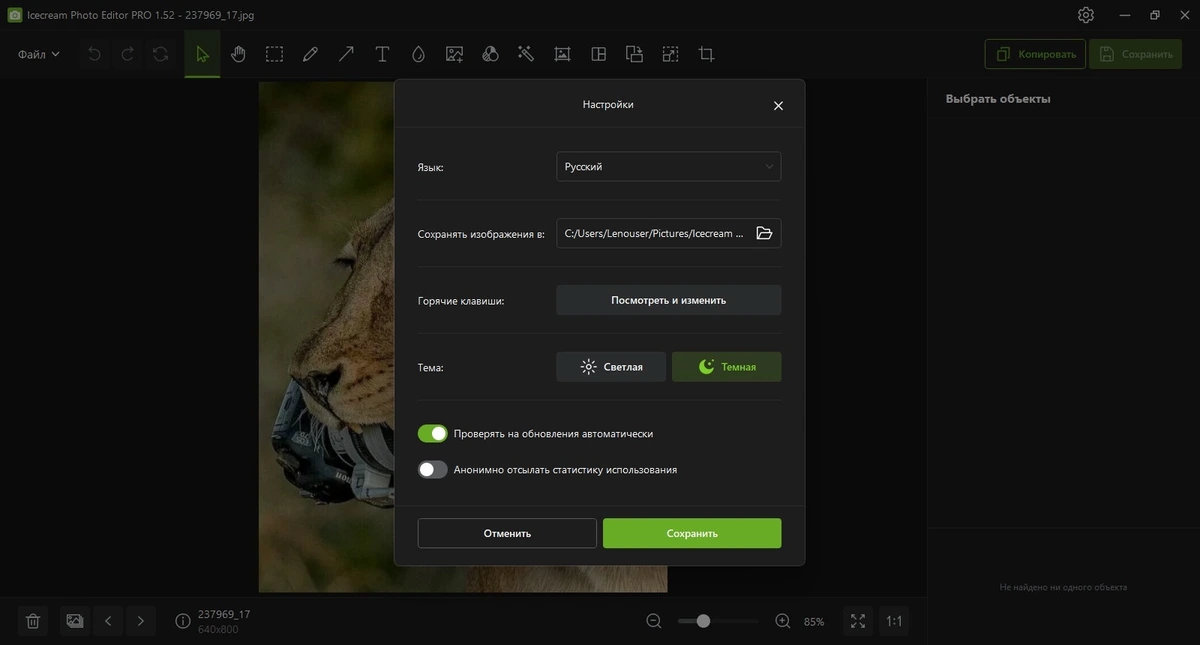 Редактор фотоснимков Icecream Photo Editor 1.52 by elchupacabra — изображение 2