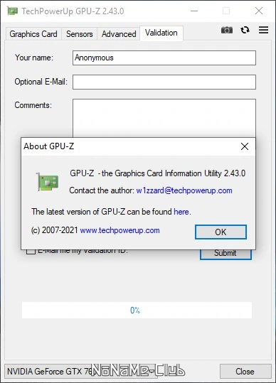 Инфа о видеокарте - GPU-Z 2.43.0 + ASUS_ROG — изображение 2
