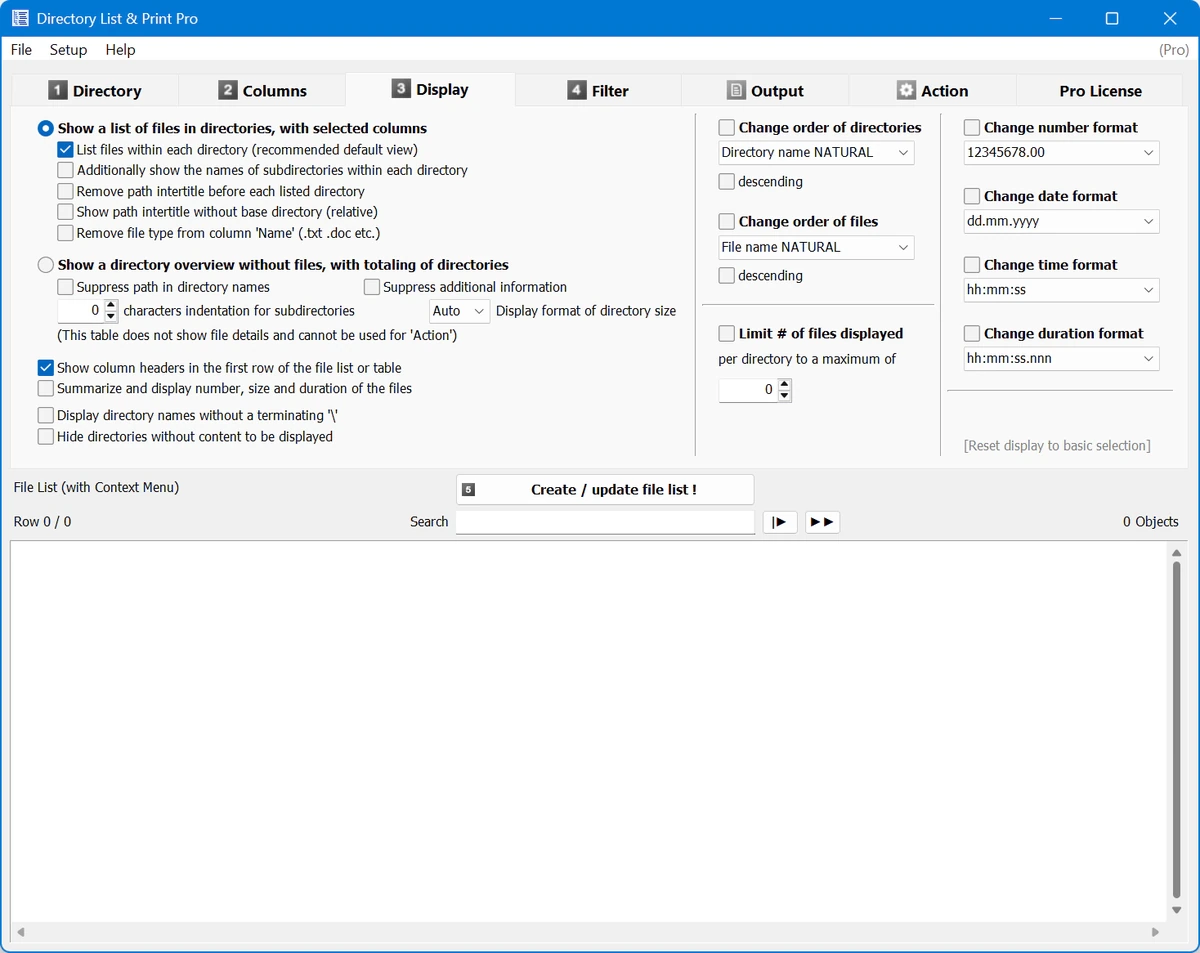 Информация о файлах Directory List & Print Pro 4.42 + Standalone — изображение 2