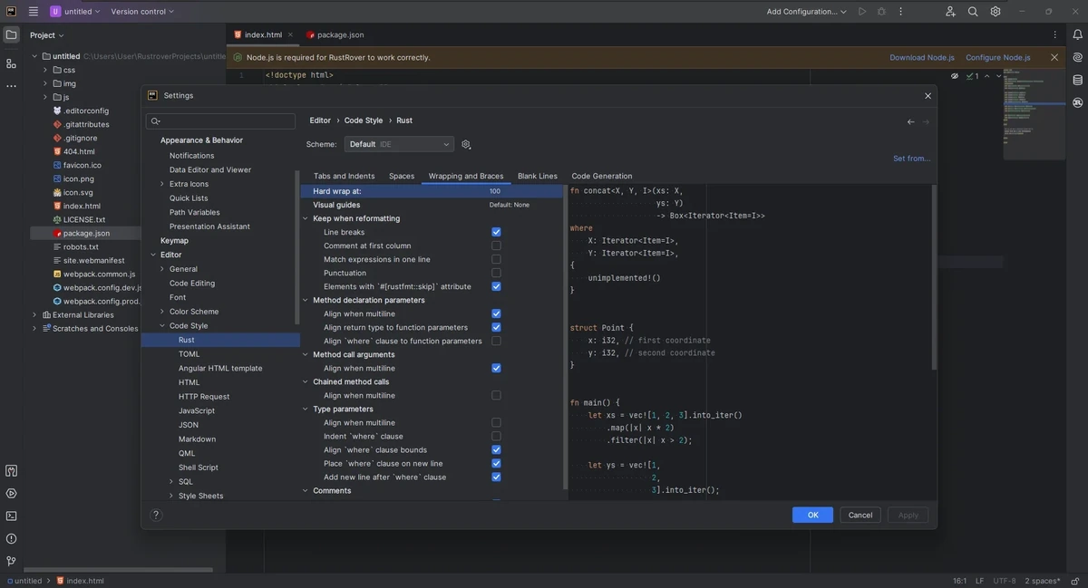 Интеллектуальная среда разработки JetBrains RustRover 2026.1.4 by IDE`a — изображение 2