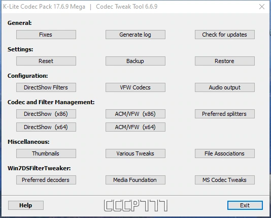 K-Lite Codec Pack Update 17.6.9 — изображение 2
