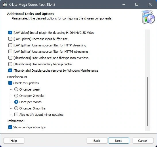 K-Lite Codec Pack видео и аудио кодеки 18.4.8 Mega/Full/Standard/Basic — изображение 2