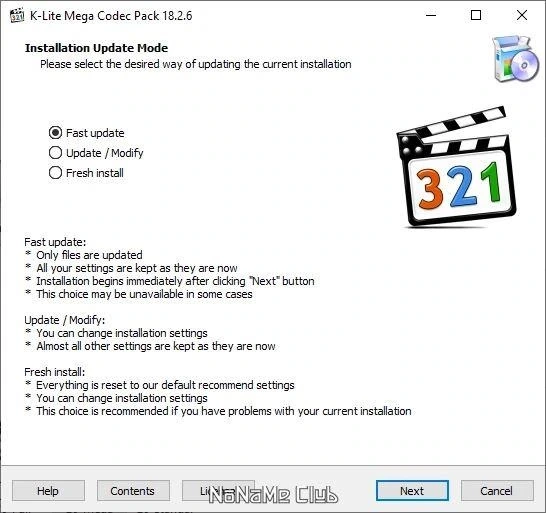 K-Lite Codec Pack 18.2.6 Mega/Full/Standard/Basic — изображение 2
