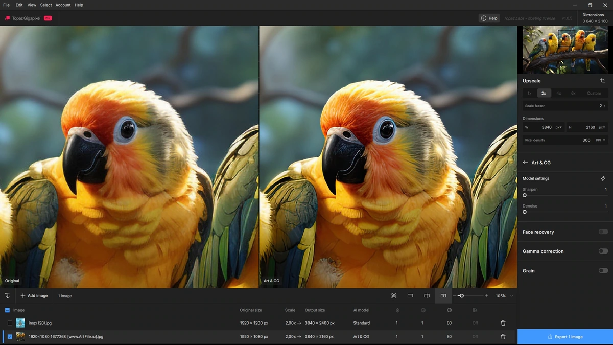 Качественное увеличение фото Topaz Gigapixel 1.0.5 by KpoJIuK — изображение 2