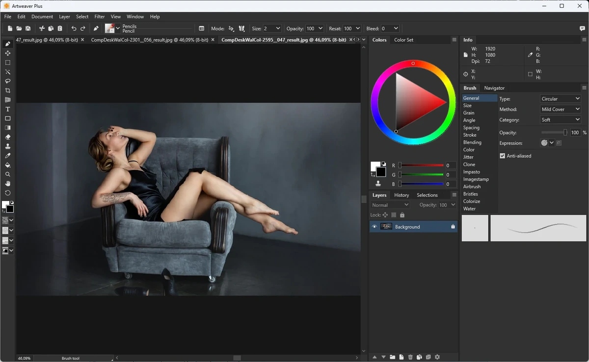Кисти для рисования Artweaver Plus 8.1.5.3980 by elchupacabra — изображение 2
