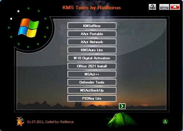 KMS Tools Portable by Ratiborus 01.07.2021 — изображение 2