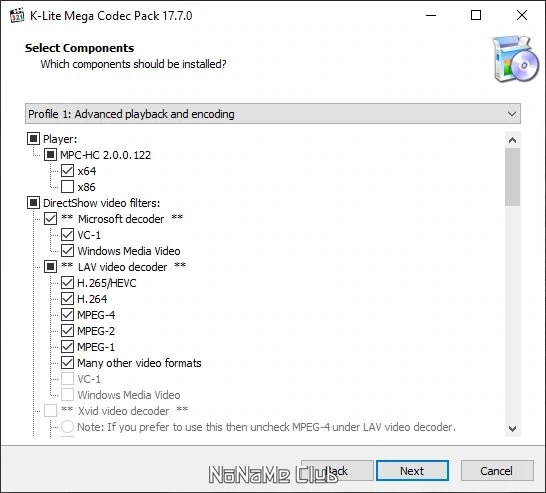 Кодеки для проигрывания видео - K-Lite Codec Pack 17.7.0 Mega/Full/Standard/Basic — изображение 2