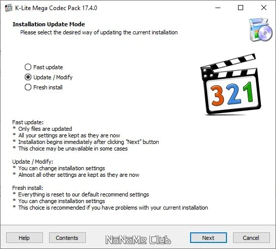 Кодеки для просмотра видео - K-Lite Codec Pack 17.4.4 Mega/Full/Standard/Basic — изображение 2