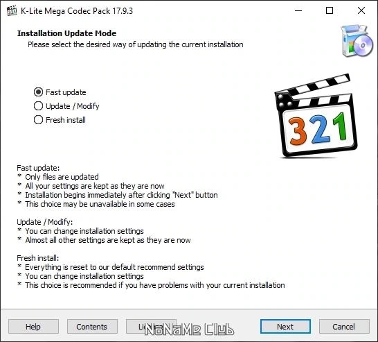 Кодеки для видеофайлов - K-Lite Codec Pack 17.9.3 Mega/Full/Standard/Basic — изображение 2