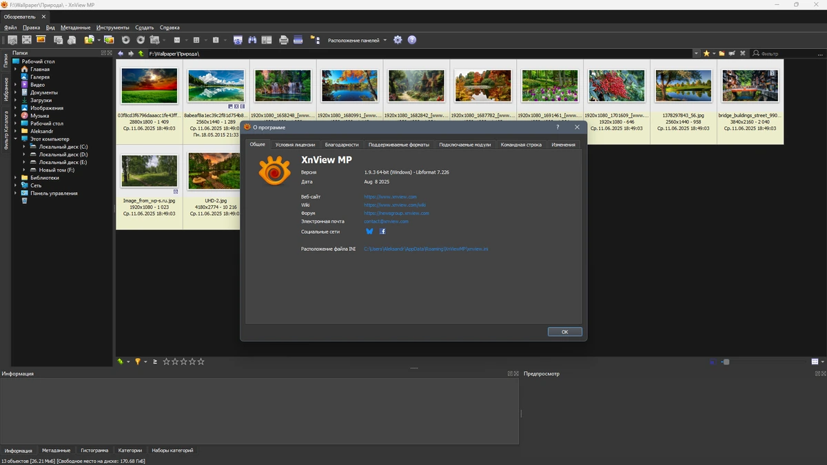 Конвертер изображений XnViewMP 1.9.3 + Portable — изображение 2