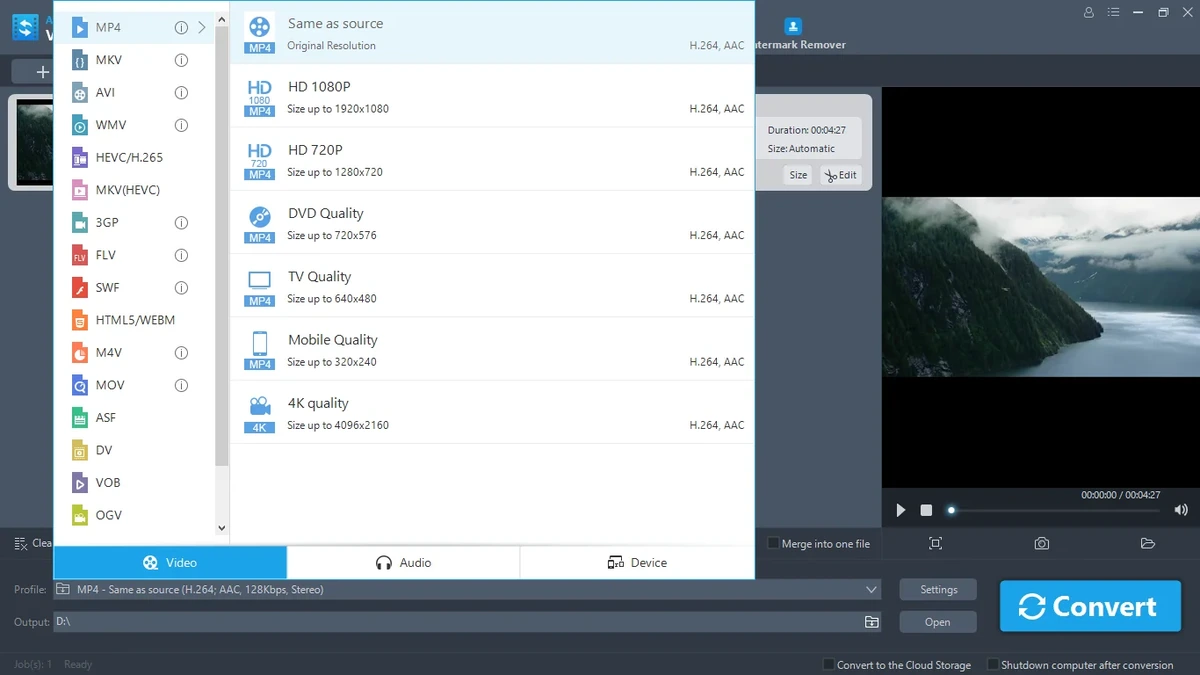 Конвертер видео Apowersoft Video Converter Studio 4.8.8.0 — изображение 2