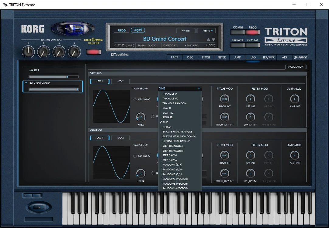 KORG - TRITON Extreme 1.0.1 STANDALONE, VSTi, AAX (x64) — изображение 2