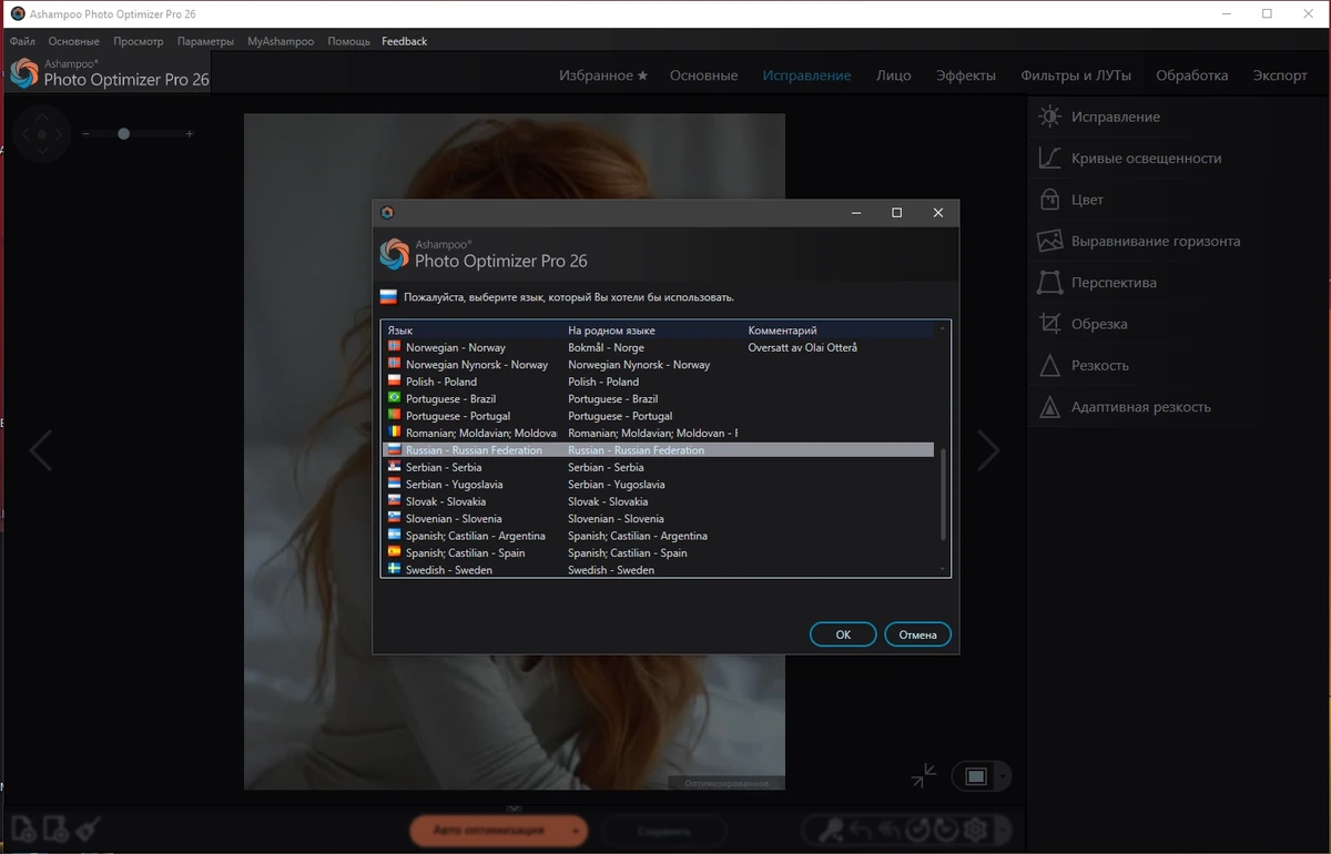 Коррекция фото Ashampoo Photo Optimizer Pro 26.0.2.1 by FC Portables — изображение 2