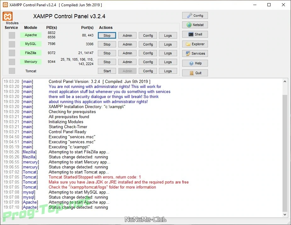 Локальный веб сервер - XAMPP 7.4.10 + Portable — изображение 2