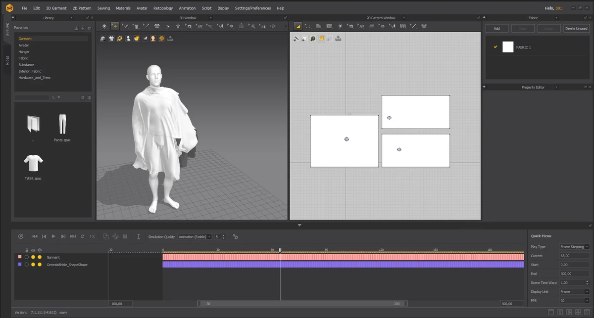 Marvelous Designer 12 Personal 7.1.111.41612 — изображение 2