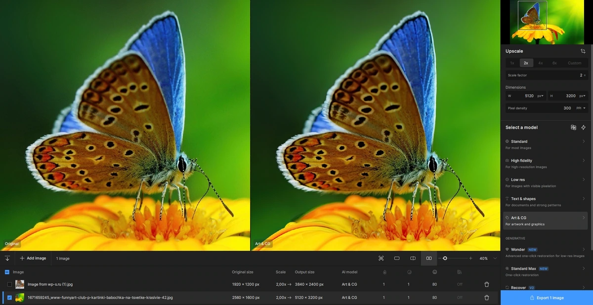 Масштабирование фотоснимков Topaz Gigapixel 1.0.7 by KpoJIuK — изображение 2