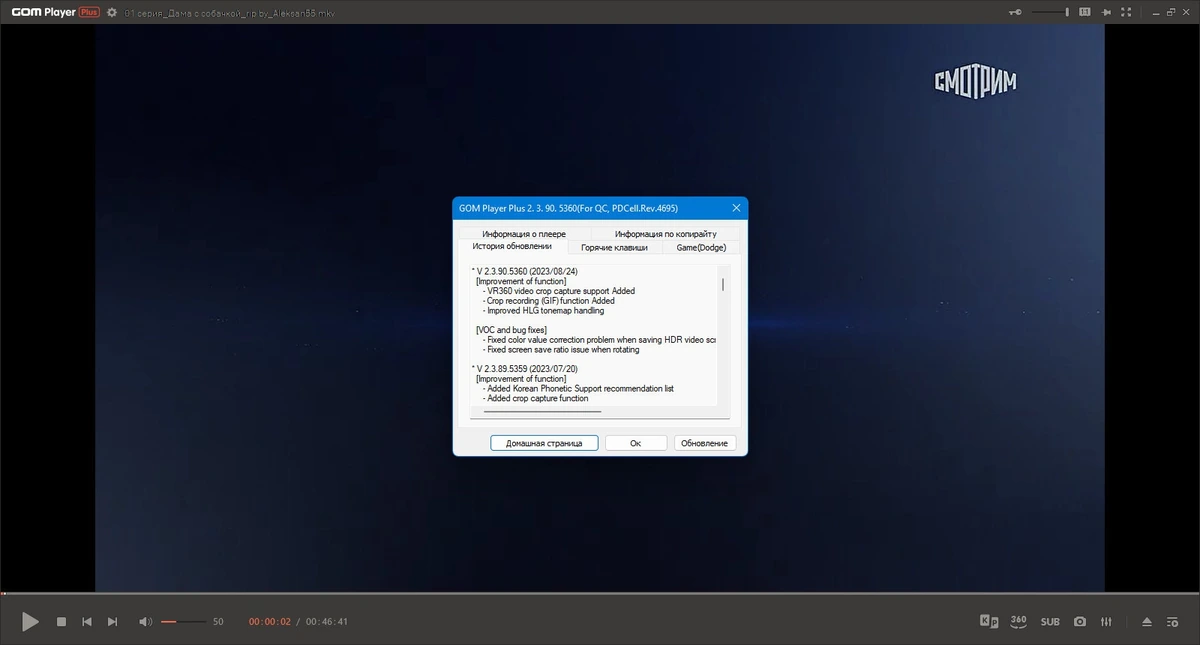 Медиаплеер для Windows - GOM Player Plus 2.3.90.5360 — изображение 2