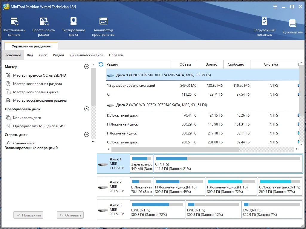 MiniTool Partition Wizard Technician 12.5 RePack (& Portable) by elchupacabra — изображение 2