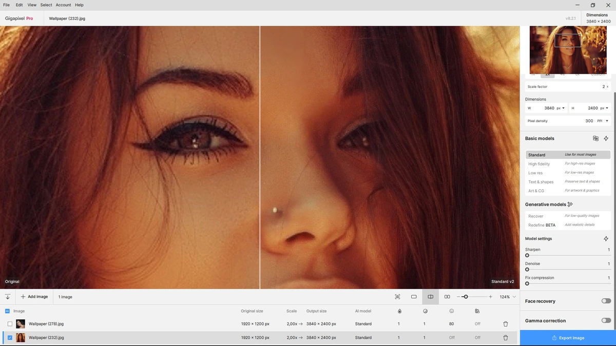 Многократное увеличение фото Topaz Gigapixel AI Pro 8.2.1 RC — изображение 2