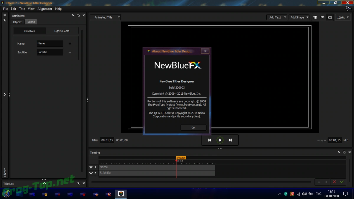 Модули для видеоредактора - NewBlueFX TotalFX7 7.3. build 200903 — изображение 2