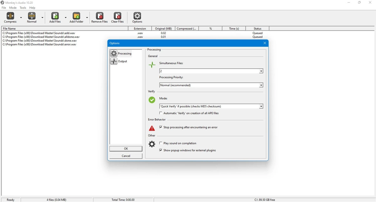 Monkey''s Audio оцифровка звука 10.20 — изображение 2