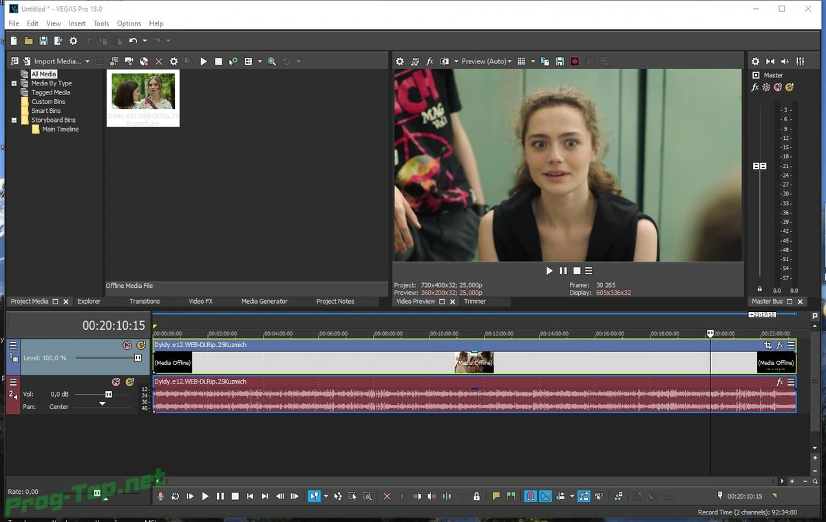 Монтаж видео и звука - MAGIX Vegas Pro 18.0 Build 334 RePack by KpoJIuK — изображение 2