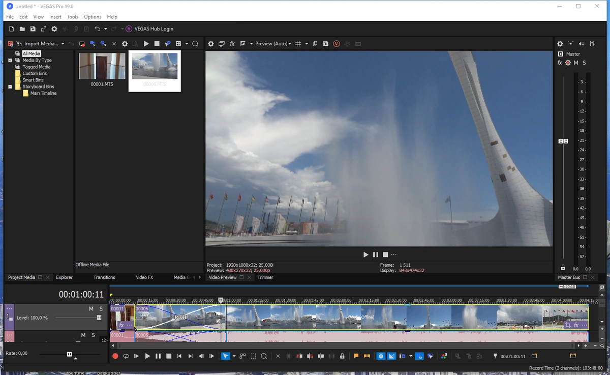 Монтажа видео и аудио - MAGIX Vegas Pro 19.0 Build 381 RePack by KpoJIuK — изображение 2