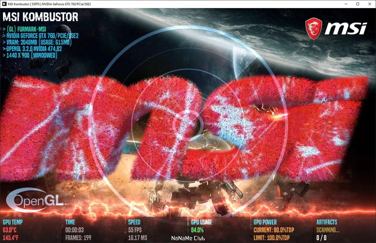 MSI Kombustor 4.1.29.0 — изображение 2