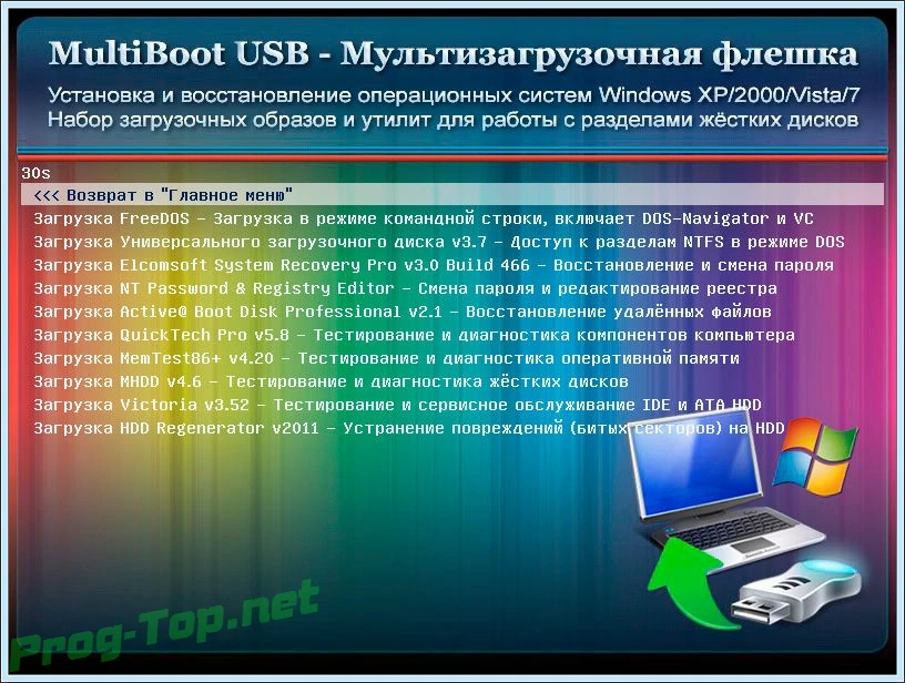 Мультизагрузочная флешка - MultiBoot USB 11.12.10 Final (Полная версия) — изображение 2