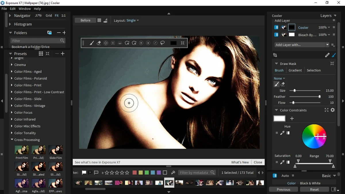 Настройка фотографий Exposure X7 7.1.7.2 — изображение 2