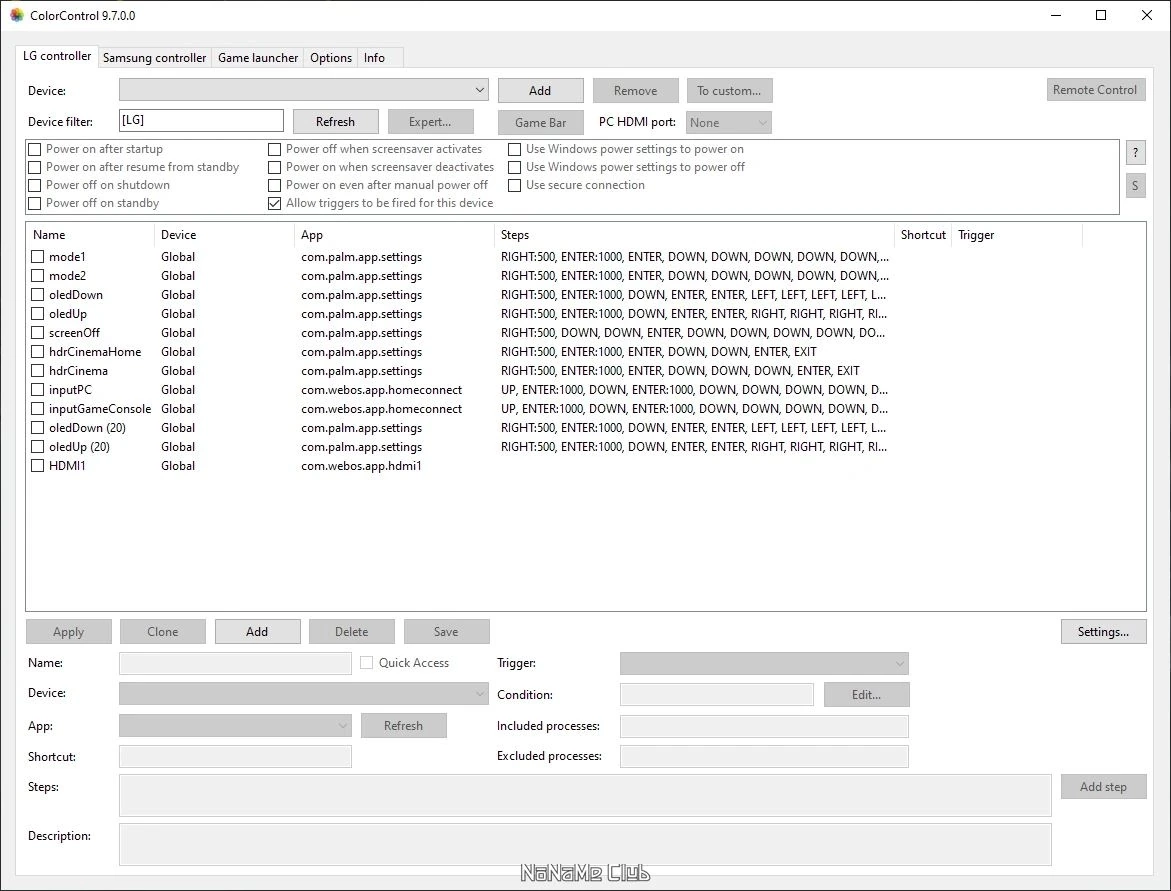 Настройка монитора ColorControl 9.7.0.0 Portable — изображение 2