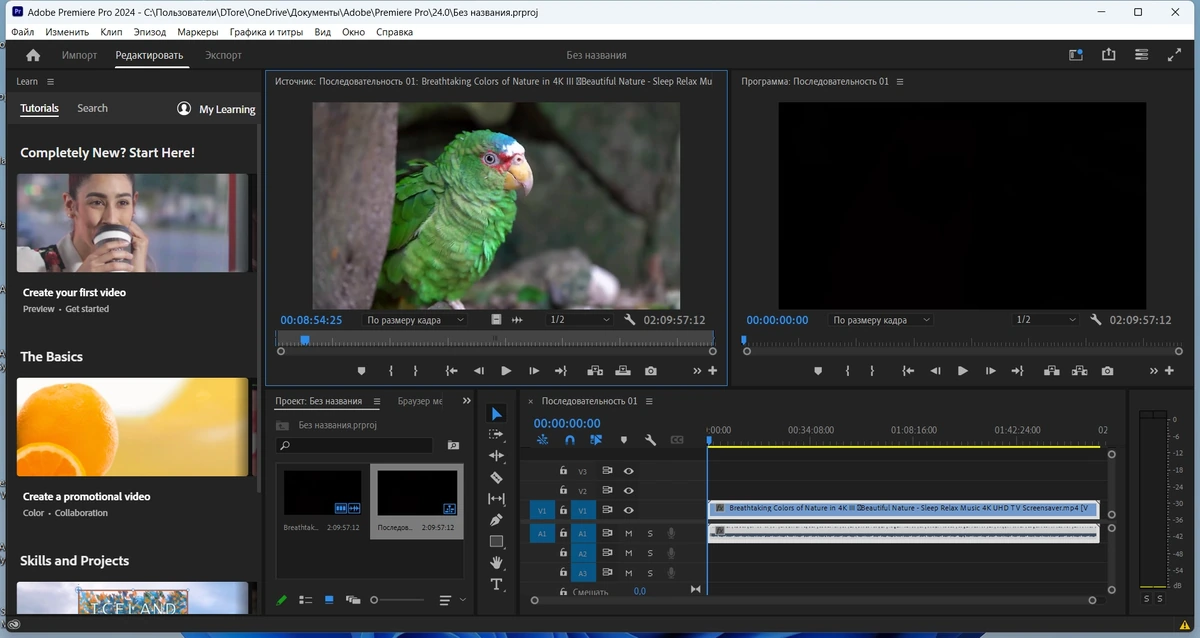 Нелинейный видеомонтаж - Adobe Premiere Pro 2024 24.2.1.2 RePack by KpoJIuK — изображение 2