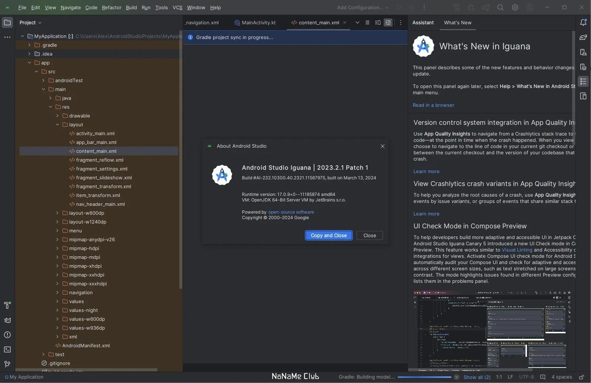 Android Studio Iguana | 2023.2.1 Patch 1 Build #AI-232.10300.40.2321.11567975 + Portable — изображение 2