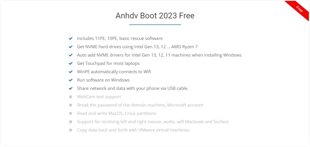 Anhdv Boot 2023 Premium v23.4 x86-x64 (03.03.2023) — изображение 2