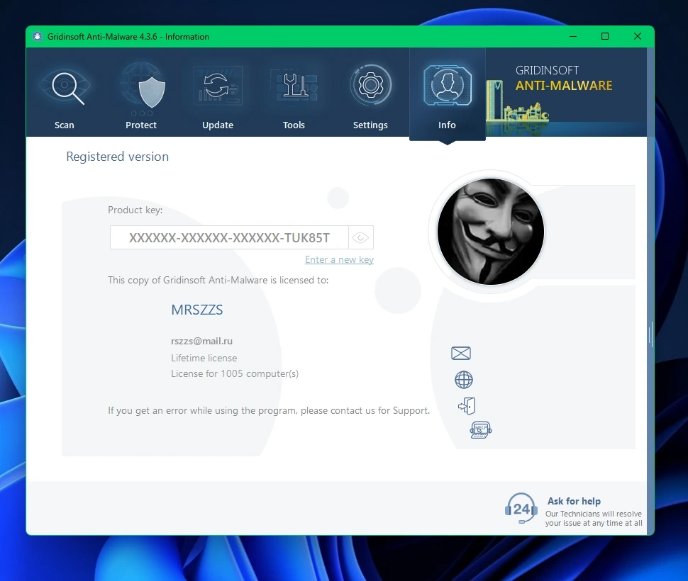 Обнаружение зловредов на ПК - GridinSoft Anti-Malware 4.3.6.5757 [MrSzzS] — изображение 2